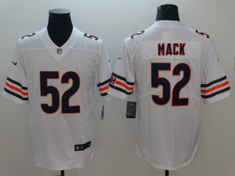 Men's Chicago Bears #52 Khalil Mack Season Jersey White